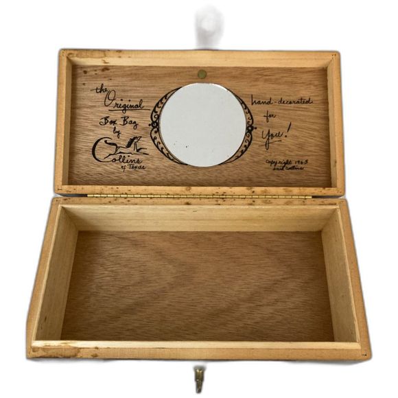 Enid Collins Wooden Box Bag "Money Tree XI" - 1965 Signed Original Vintage - Picture 6 of 8